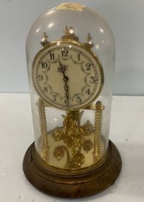 Heco Glass Dome Anniversary Clock