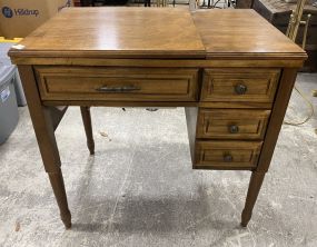 Late 20th Century Cherry Kenmore Sewing Cabinet