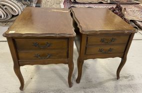 Pair of French Provincial End Tables