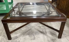 Chinese Chippendale Square Coffee Table