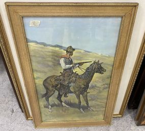 Frederic Remington Marlin Firearms Print