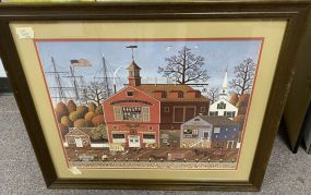 Charles Wysocki Portsmouth Boat Co. Print