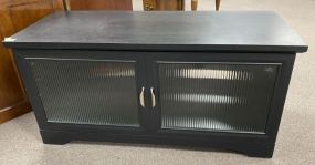 Modern Black Media TV Stand