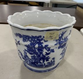 Chinese Blue and White Porcelain Planter