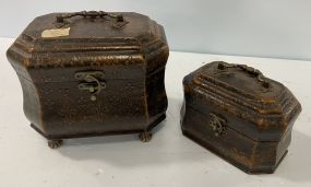 Two Decorative Trinket Boxes