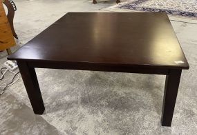 Modern Cherry Square Top Coffee Table