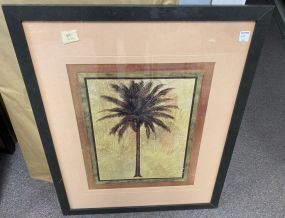 Framed Decorative Palm Tree Print