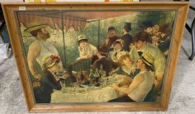 Framed Print of Party Scene