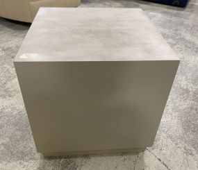 Contemporary Cube Side Table