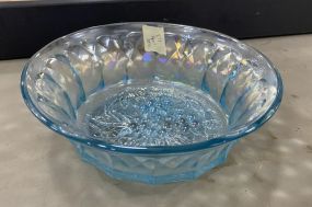 Carnival Style Glass Bowl