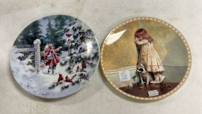 Two Porcelain Collector Plates
