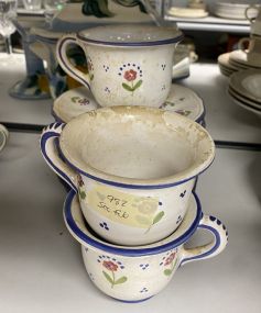 Sigma Pottery Cups and Saucers