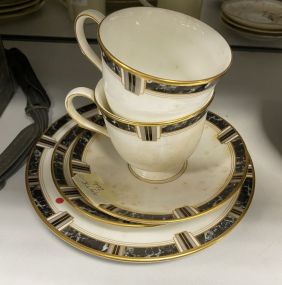 Lenox Classics Collection Dessert Plate, Saucer, and Cups