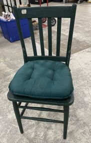 Vintage Painted Slat Back Side Chair