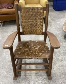 Vintage Oak Rocking Chair