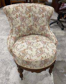 Victorian Eastlake Walnut Ladies Chair