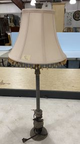 Metal Candle Stick Table Lamp