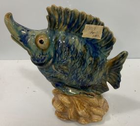 Decorative Pottery Glazed Fish