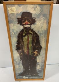 Framed Print of Clown