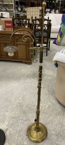 Vintage Brass Floor Lamp