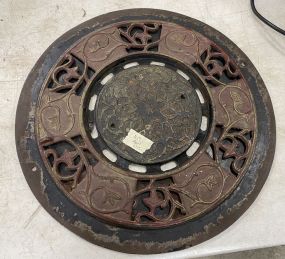 Decorative Round Metal Plaque