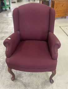 Queen Style Upholstered Arm Chair