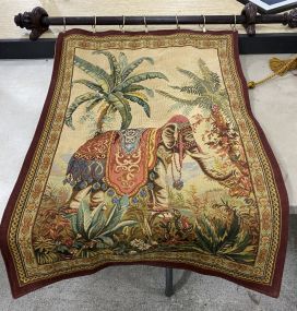 L Elephant Retour Des Indes Wall Tapestry