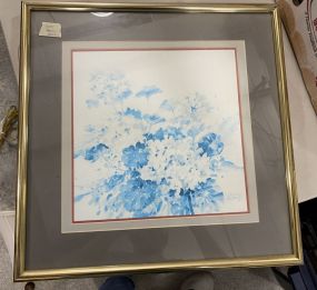 Signed Shipman Floral Framed Print