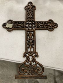 Decorative Metal Cross Plaque