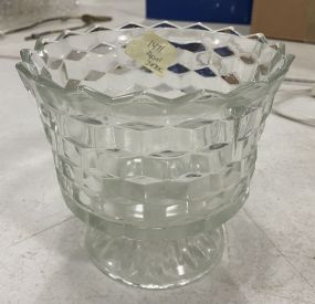 Whitehall American Clear Footed Bowl