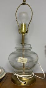 Glass Vase Table Lamp