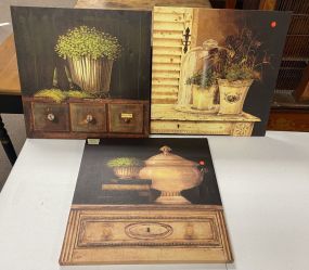 3 Decorative Canvas Prints