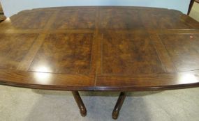 Henredon French Style Double Pedestal Table