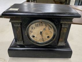 Waterbury Dixon 8 Day Time & Strike Mantle Clock