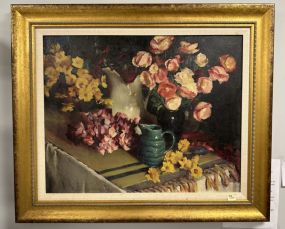 Karl Wolfe Still Life Oil Painting