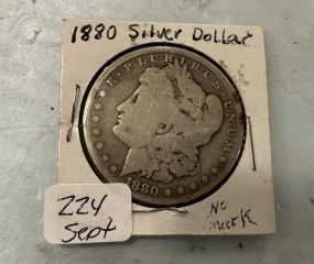 1880 Morgan Silver Dollar