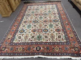 Persian Tabriz 8' x 11'4 Wool Area Rug