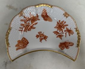Herend Hungary Fortuna Crescent Salad Plate