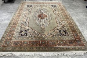 8' x 10' Hand Knotted Persian Area Rug