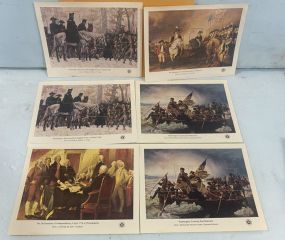 Revolutionary War Plate Block Stamps Set of 6