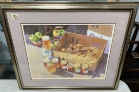 Penne Baker 1981 Pastel Still Life