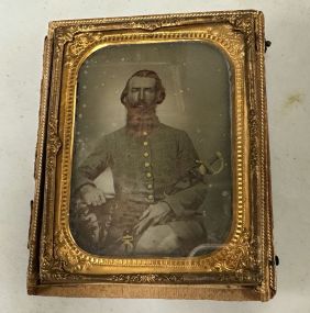 1800's Tin Type of Soldier