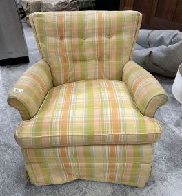 Montclair Yellow Upholstered Arm Chair