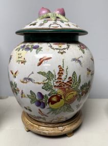 Antique Chinese Porcelain Hand Painted Ginger Jar