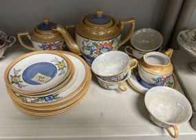 Japanese Art Deco Luster Ware China Set