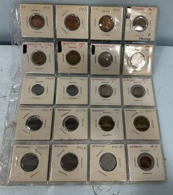 Collection of 20 German Coins