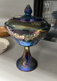 Carnival Glass Candy Dish