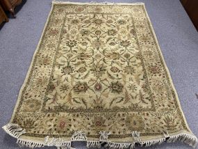 Persian empire naval 5 x 7 machine made rug