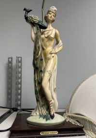 The Crosa Collection Resin Lady Sculpture Lamp