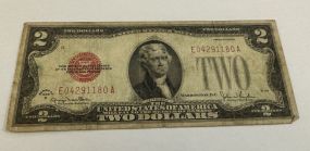 1928 G Two Dollar Note